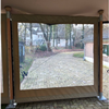 Zijwand met raam, 2,5 meter