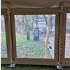 Zijwand met raam, 2 meter