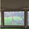 Zijwand met raam, 3 meter