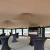 Complete Stretchtent set van 10 × 15 meter 