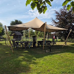 Stretchtent 6x6,5 meter