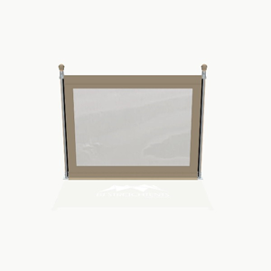 Zijwand met raam, 2 meter