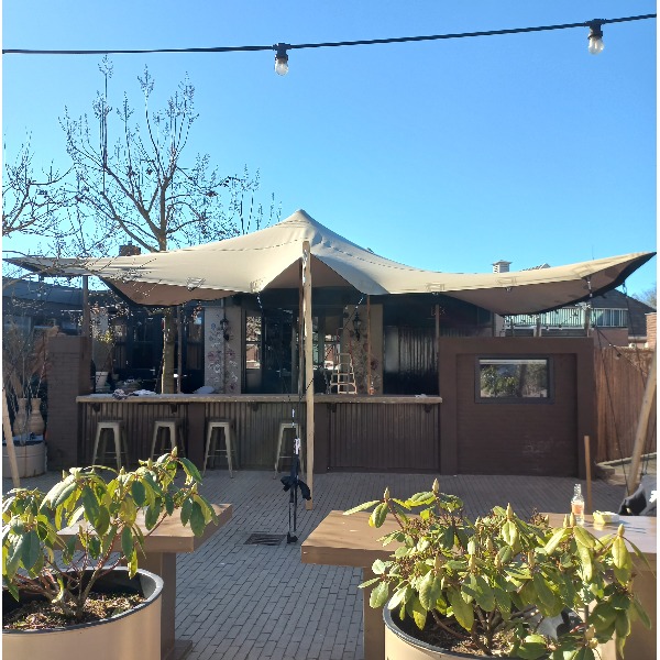 Complete Stretchtent set van 9 × 6 meter Complete Stretchtent set van 9 × 6 meter