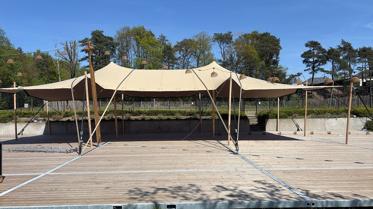 Stretchtent 19,5 x 10,5 meter
