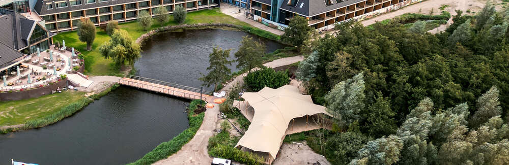Stretchtent bij Van der Valk Volendam